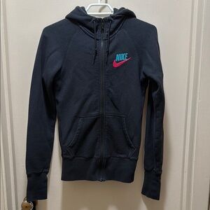 Nike Black Zip-Up Hoodie